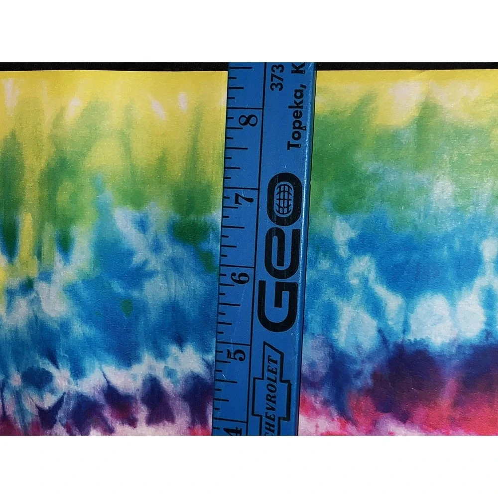 Retro Tie-Dye Rainbow Wave Vinyl‎ Wallpaper Border - 4+ Rolls Vintage NOS